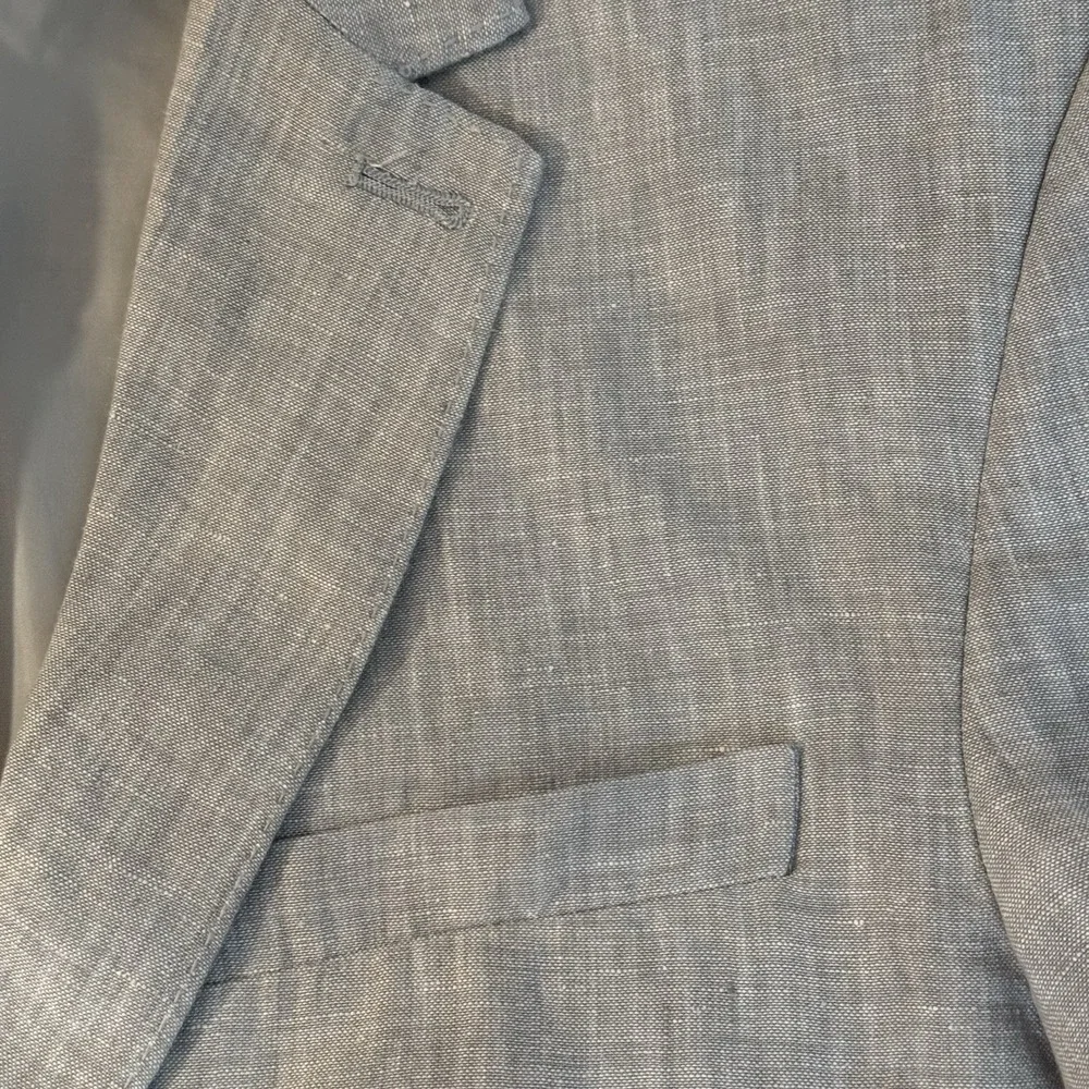 Mens 48 Linen Blazer Jacket‎ 2 Button Sport 1/4 Lined Luxury MINT Casual Summer